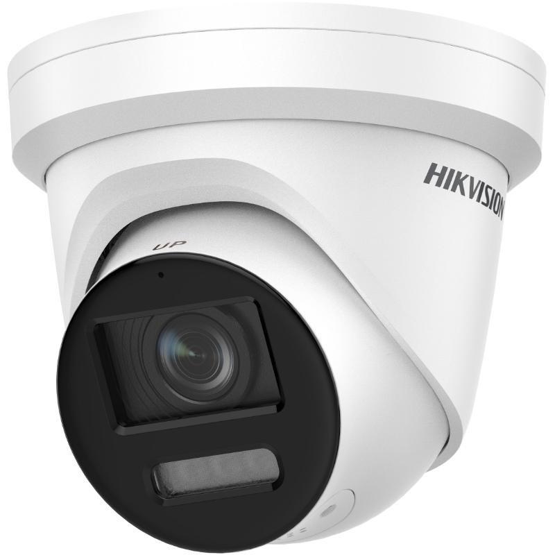 HIKVISION - Camera Turret IP ColorVu 8MP 2.8MM IR Strobe Light, Audible Warning,2 way Audio