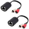 CALRAD - Balun Audio RCA Over Cat 5 Wire (Pair)