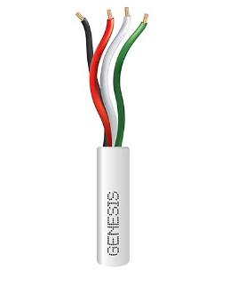 Cable 22/4 STR 1000' White Pull Box