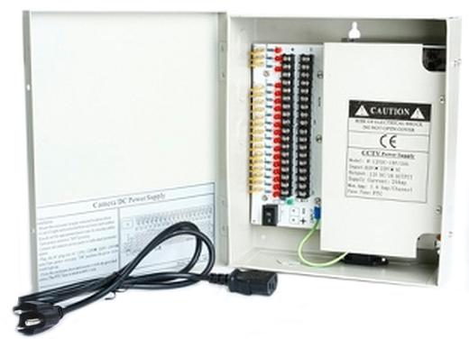 TRISTATE - Power Supply 12VDC 20 Amp 18 Channel PTC Fuse