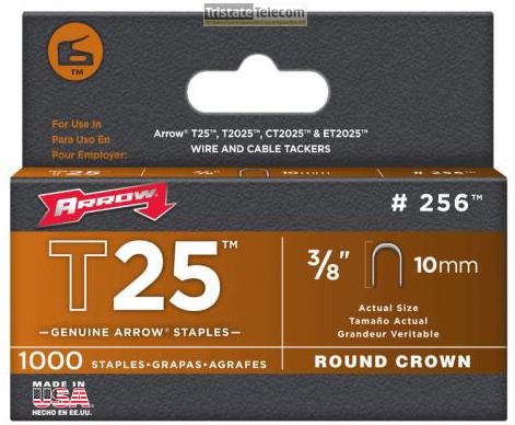 ACME | 3/8" Staples For T25 1000 Pac k