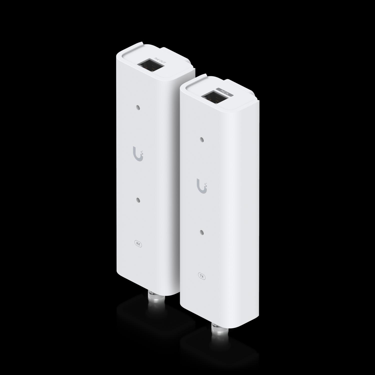 Ubiquiti - UACC-Retrofit-PoE-2Wire A pair of extenders that extends PoE over twisted-pair or coaxial cables, ideal for retrofit scenarios.