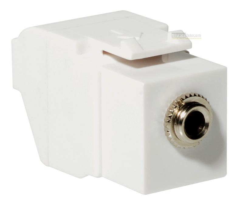 ICC - MODULE, STEREO AUDIO, 3.5 MM, WHITE