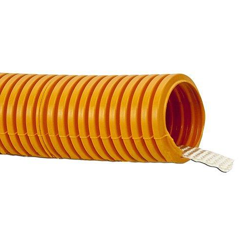 LIONBEAM - Conduit Corrugated PVC 1" X 100 FT Orange With Pull Tape UL
