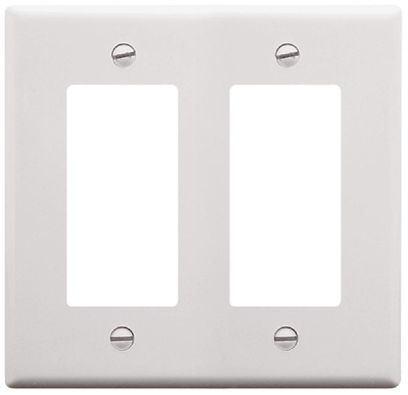 ICC - Wallplate Decora 2 Gang White