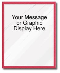 SPACEAGE - FRAME RED 8 1/2" X 11" X 1/2"DEEP