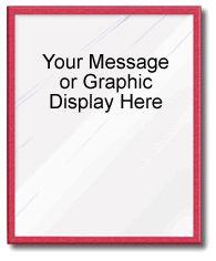 SPACEAGE - FRAME RED 8 1/2" X 11" X 1/2"DEEP