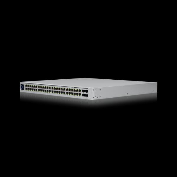 Ubiquiti - Switch Pro 48 48 Port GgE Ports, 4 10G SFP+ Ports, 1 USP-RPS DC Input