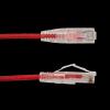 Vertical Cable - Patch Cord CAT 6A Slim Boot 3' RED
