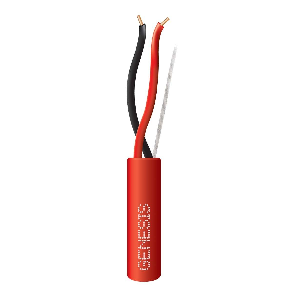 GENESIS CABLE - CABLE 18/2 SOLID CMP RED 1000 FT FPLP Pull Box