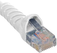 Patch Cord Cat 6 w/Molded Boot 10' White