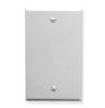 ICC - FACEPLATE, CLASSIC, BLANK, 1G WHITE