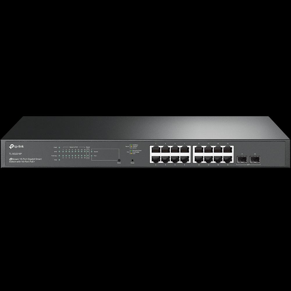 TP-LINK - Switch 18 Port Gigabit 16 PoE+ 150W OMADA