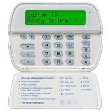 DSC - 64 zone picture icon LCD keypad with 64 zone wireless support, English function keys and built-in 433MHz wireless receiver.