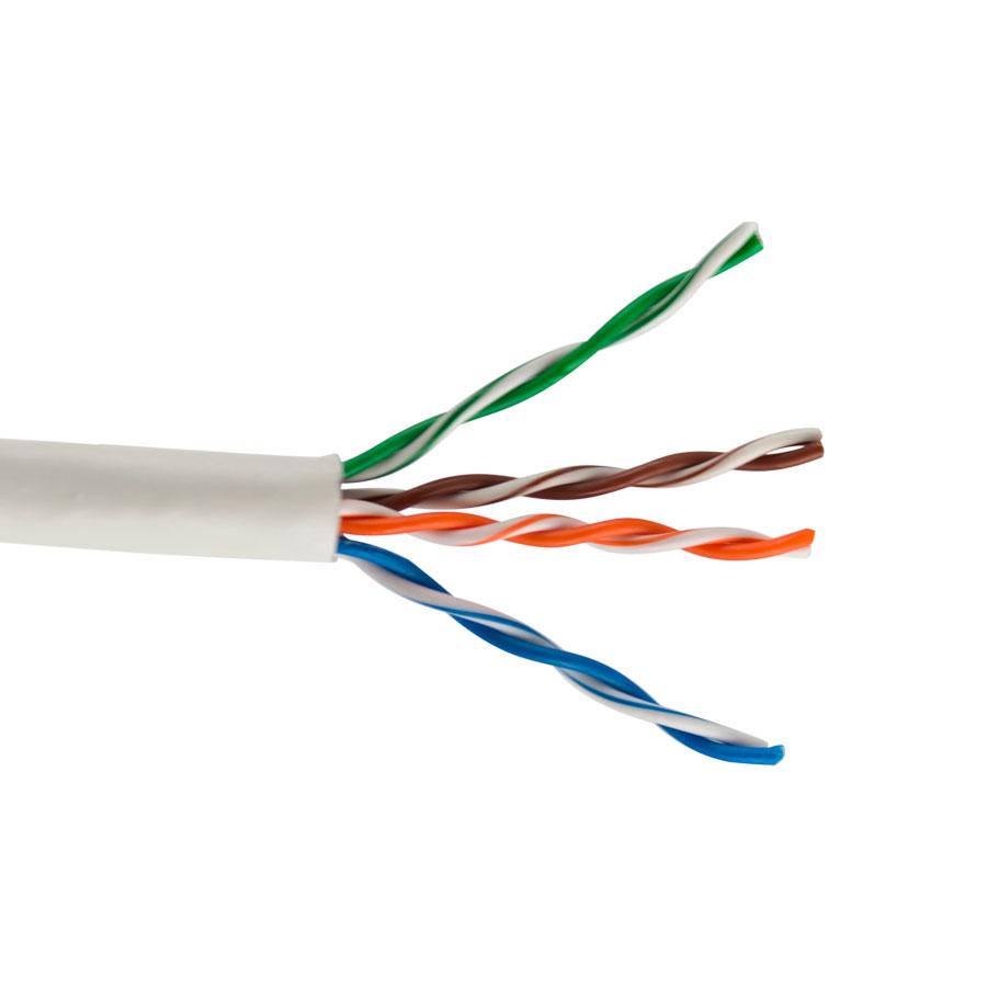 TRISTATE - Cable Cat 5e 4 Pair 1000' PVC White Pull Box