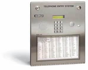 DOORKING | Telephone Entry Flush ACCESS PLUS Stainless steel