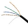 WAVENET - Cable Cat 5e 4 PR 1000' PVC BLACK
