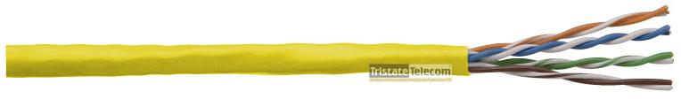 SCP - Cable Cat 5e 4 Pair 1000' PVC Yellow Pull Box