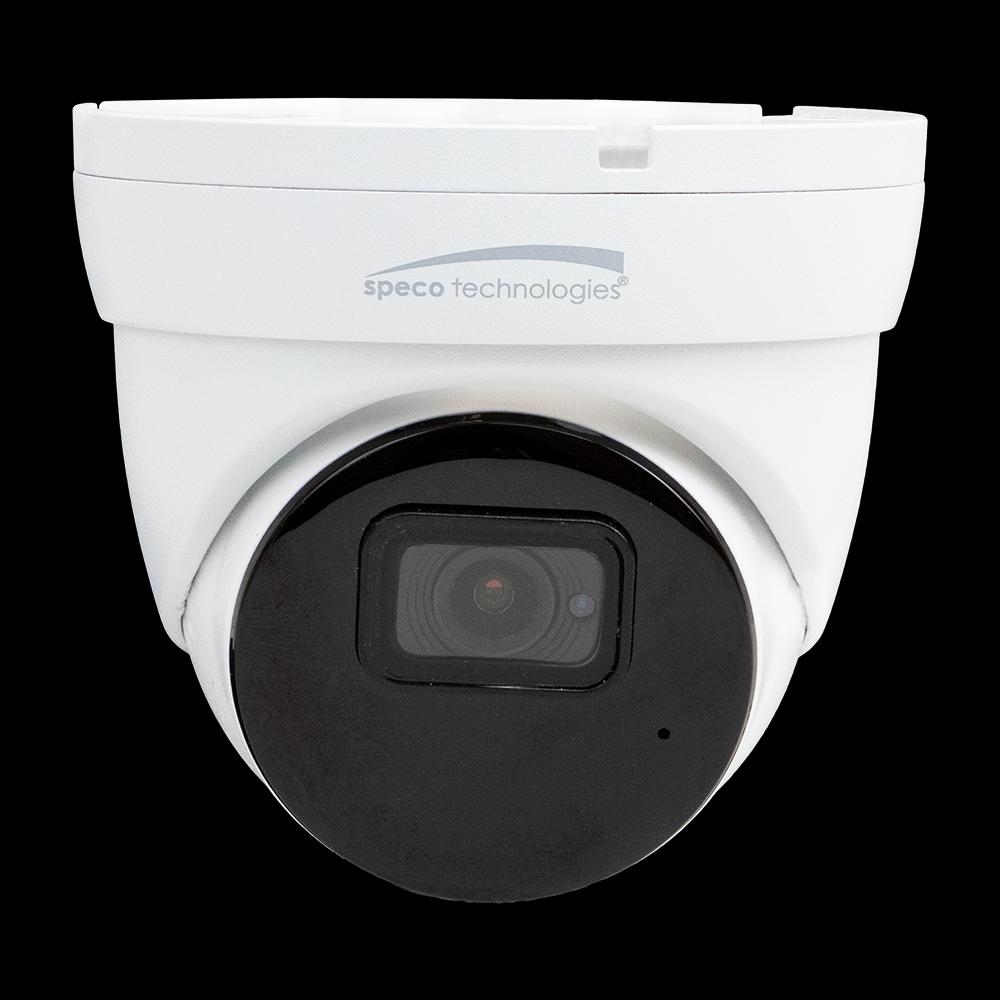 Speco - Speco IP Turret Camera 8MP 2.8MM Advanced Analytic & Face Detection NDAA