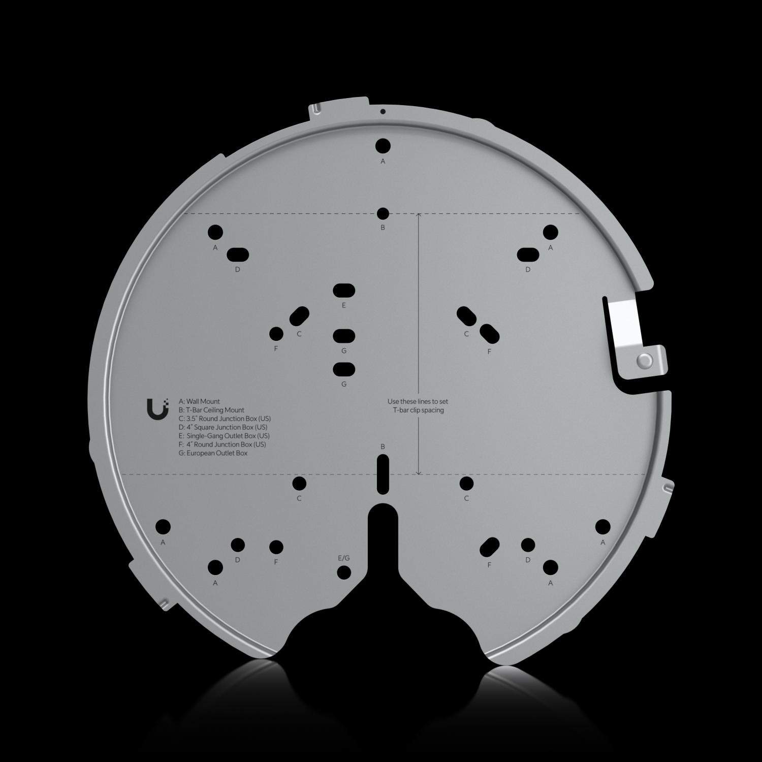 Ubiquiti - Professional mounting system for UniFi Access Points.