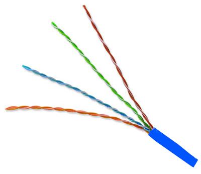 GENESIS CABLE | Cable Cat 6 4PR 1000' PVC BL (No X) RIB