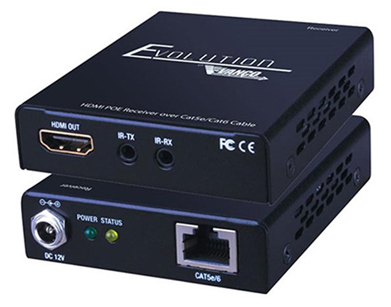 Vanco - Reciever HDMI Over Cat 5/6 165FT PoE