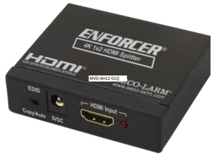Seco Larm - HDMI Splitter 1X2 4K 3D Video
