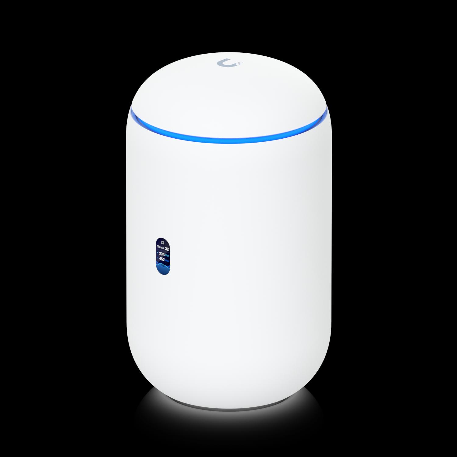 Ubiquiti - Desktop 10G Cloud Gateway with integrated WiFi 7, PoE switch, microSD storage, and full UniFi application support.