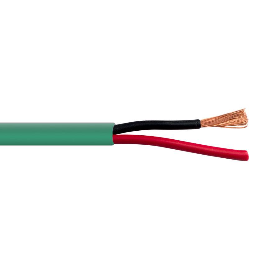 SCP - Cable 16/2 AWG 26 STRAND SPEAKER CABLE GREEN - 500 FT BOX