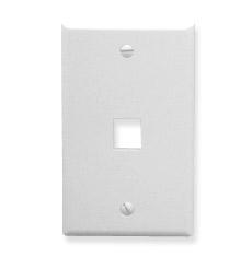 ICC - FACEPLATE 1 PORT 1G WHITE