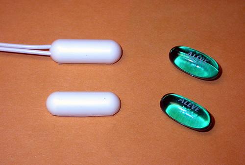 TANE - Contacts Pill Type Side Lead White 10 PK