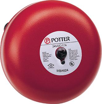 POTTER - BELL 12VDC 6" 85DB