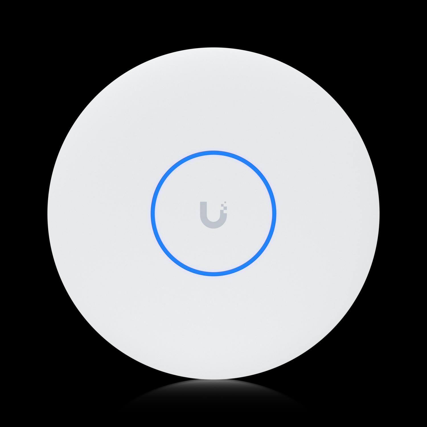 Ubiquiti - Ceiling-mounted 6-stream WiFi 7 AP with 10/5/2.5/1 GbE support.