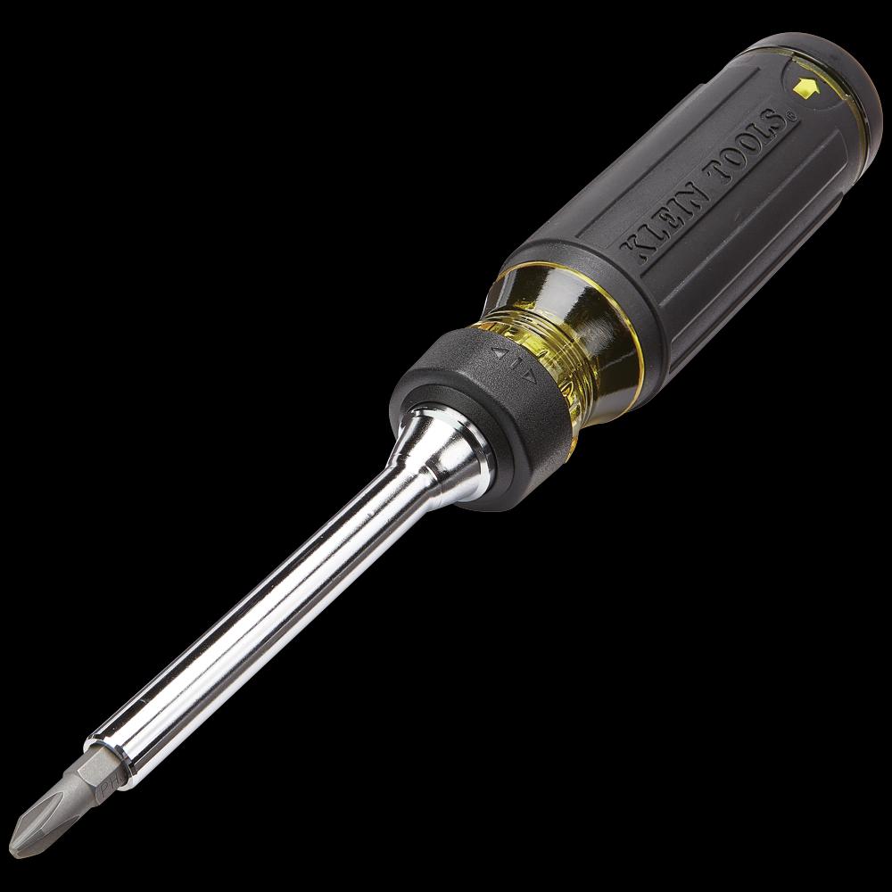 Klein Tools - Screwdriver 15-in-1 Ratcheting with Cushion Grip Handle
