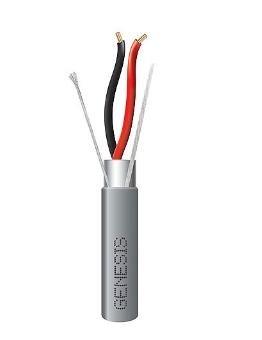 GENESIS CABLE - Cable 16/2 Stranded overall shielded 500 FT Pull Box