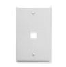 ICC - FACEPLATE 1 PORT 1G WHITE