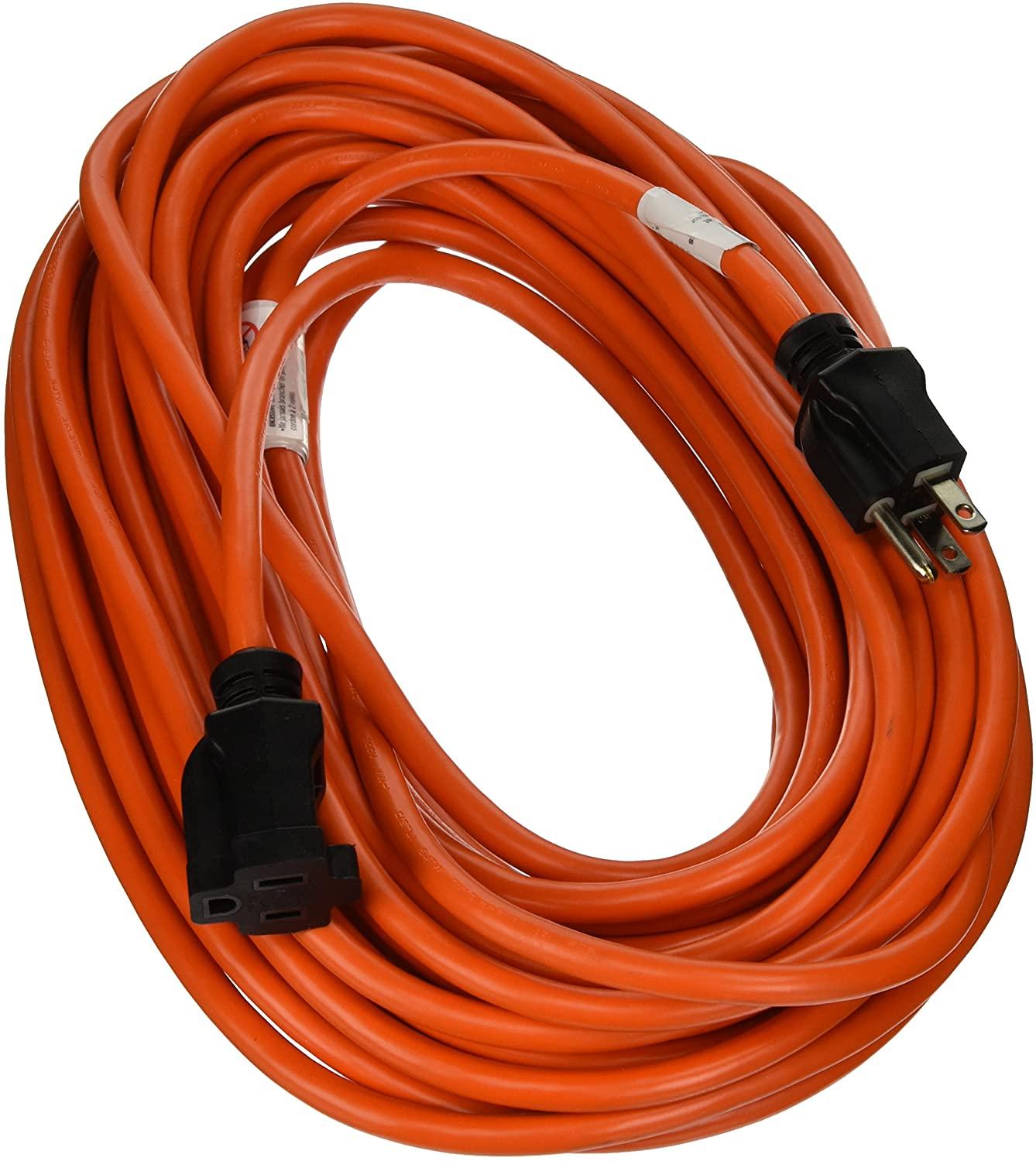 Prime Wire & CAble - Extension Cord 50 Ft Outdoor Orange 16/3AWG