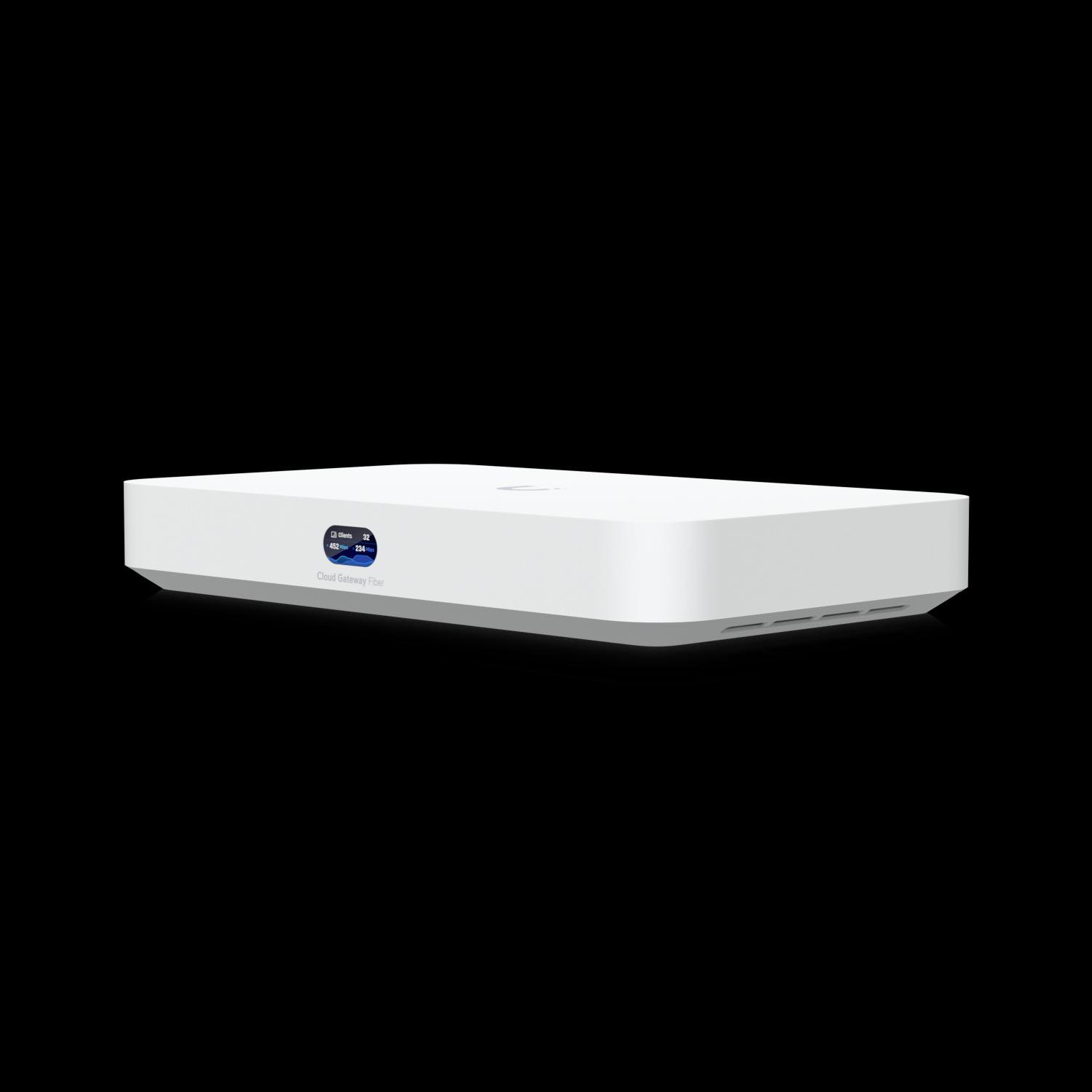 Ubiquiti - Desktop 10G Cloud Gateway with integrated PoE switch, selectable NVR storage, and full UniFi application support.