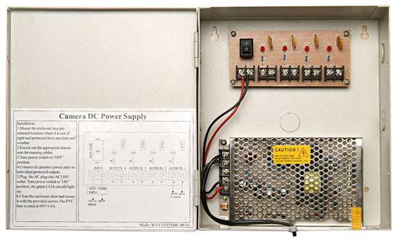 TRISTATE - Power Supply 12VDC 5 Amp 4 Channel PTC Fuse