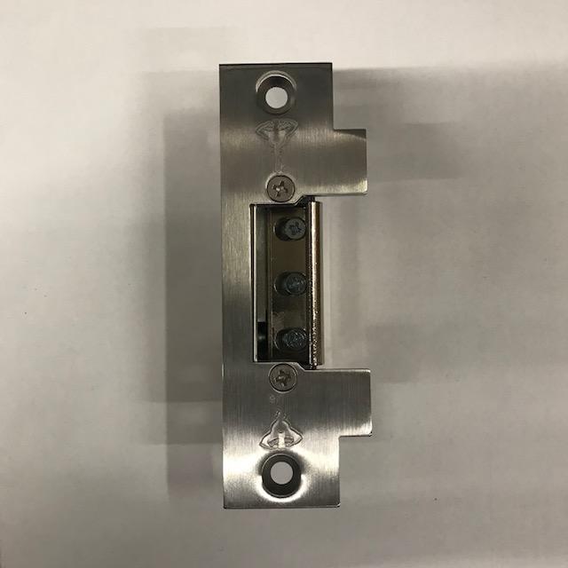 Mul-T-Lock / eFFeFF - Electric Door Release 8-16VAC Zinc Wood Door Center Strike (ELS-17.610-74G35R11)