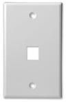 SCP - FACEPLATE, CLASSIC 1 PORT 1G WHITE 10 PK