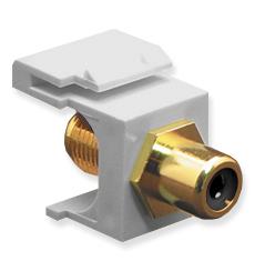 MODULE, RCA F-TYPE, BLACK INSERT, WHITE