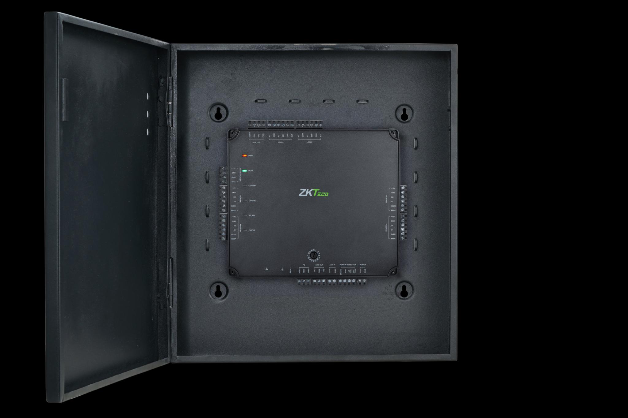 ZKTeco - Access Control 2 Door Cabinet & Power Supply