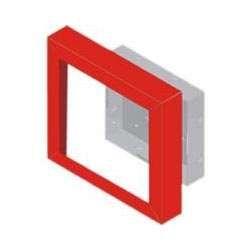 Silent Knight - Surface Mount Trim Ring Red