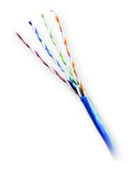 GENESIS CABLE - Cable Cat 5e 4 Pair 1000' Blue PVC