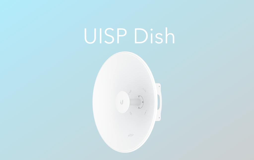 Ubiquiti - UISP Dish PtP Covers a wide operating frequency range (5.15 - 6.875 GHz)