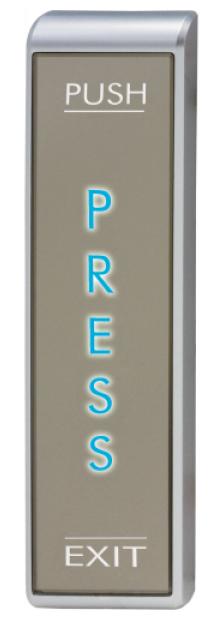 Push-to-Exit Button Illuminated Mullion