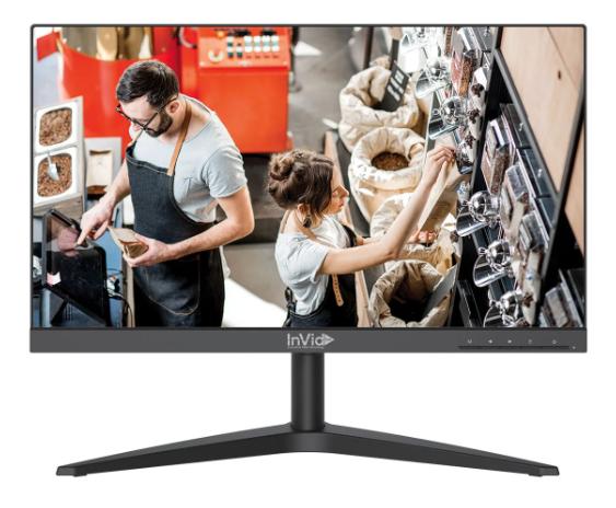 Invid Tech | 24" 1080P MONITOR HDMI/VGA, HDMI & AUDIO CABLE
