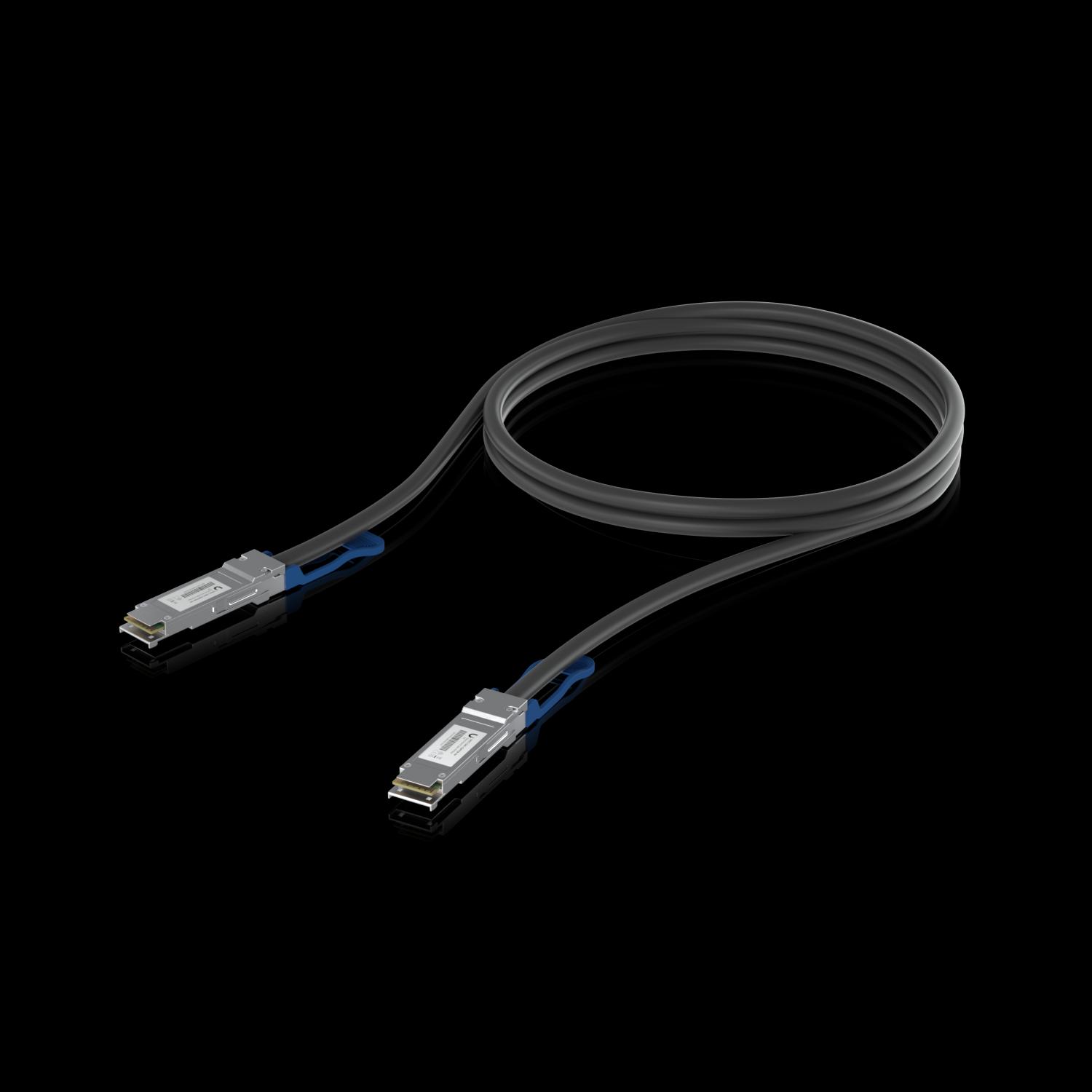 Ubiquiti | QSFP28 direct attach cable with a 100 Gbps max data rate