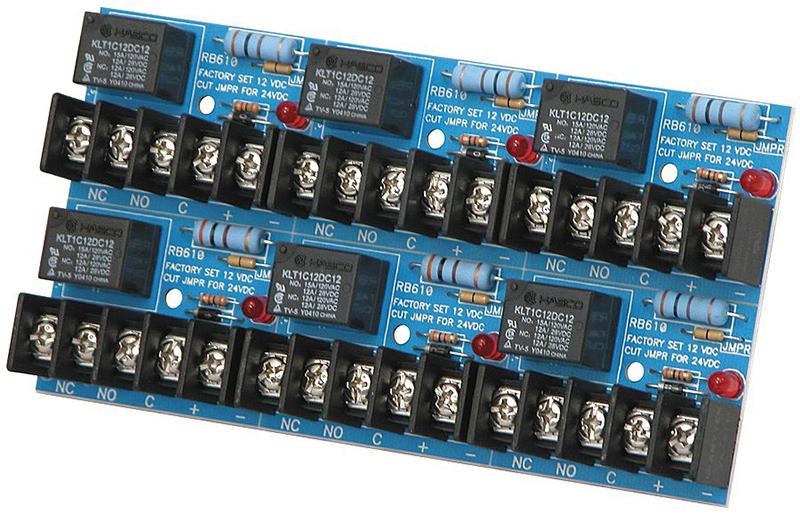 Altronix - Relay 12VDC or 24VDC 6 brake away Units